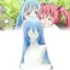 Thời Gian Tôi Được Tái Sinh Như Một Slime Cosplay Tóc Giả Với Nhiệt Độ Cao Lông Tơ Cho Người Hâm Mộ Và Cosplay