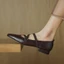 Giày nữ mùa hè Dép sandal PU mùa thu dành cho nữ