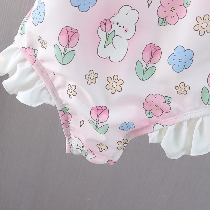 Đồ Bơi Trẻ Em Bé Gái Mùa Hè Áo Bơi Bé Gái Dễ Thương Bikini Bé Bơi 1 Dây Treo Đồ Bơi Cho Bé