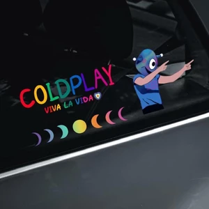 Coldplay Coldplay Hồng Kông Seoul Concert Hỗ trợ sáng tạo Nhãn dán xe hơi Hành lý chống nước