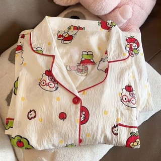 Bộ Đồ Ngủ Bé Gái Cloud Cotton Big Kids Cho Bé Thời Trang Ve Áo Ngắn Tay Dễ Thương Quần Short