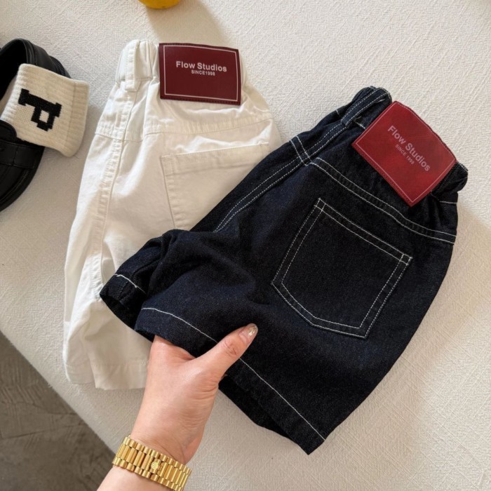 Quần short trẻ em phong cách mới bé trai phong cách Hàn Quốc cotton cotton trẻ em thời trang