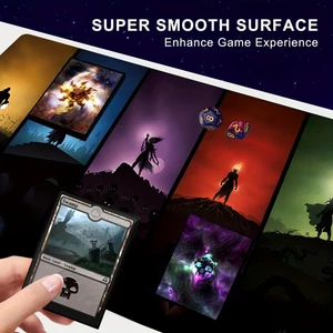 Thảm chơi tương thích thẻ ma thuật chính thức Thích hợp cho thẻ ma thuật - Thảm trải bàn chơi game cao su chống trượt với tác phẩm nghệ thuật, bề mặt mịn màng & bền bỉ cho giải đấu