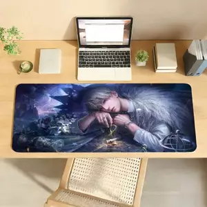 Tình Yêu Và Deepspace Sillus Mouse Pad Chống Trơn Trượt Để Bàn Thảm PC Laptop Phụ Kiện Cao Su Bàn Phím Văn Phòng Game Thủ Lớn Decoracion