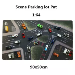 Tỉ Lệ 1: 64 Thảm Cảnh Lớn Đỗ Xe Cho Xe Diecast Mô Hình Xe Ô Tô Hiển Thị Cảnh Đồ Chơi Miếng Lót Chuột Màn Hình Hiển Thị Cảnh (Chỉ Mousepad)