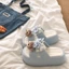 Hoạt Hình Dễ Thương Shirley Rose Bãi Biển Hở Mũi Dép Xỏ Ngón Nữ Mùa Hè Mới Tăng Đế Dày Dép Và