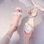 Thời Trang Hoa Pha Lê Gót Dày Nữ Mùa Hè Mới Mũi Tròn Hở Mũi Dây Sandal Cao Gót Ngọt Ngào