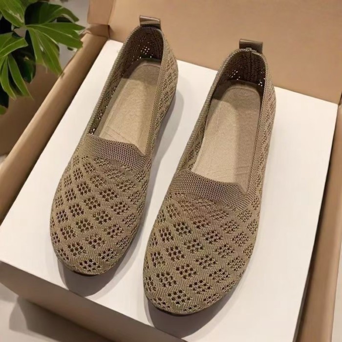Mùa Hè Lưới Rỗng Mẹ Đế Mềm Chống Trơn Trượt Mới Bàn Đạp Dép Nữ Giày Nữ