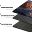 Trò chơi bài tương thích với thảm chơi kiếm - Bề mặt chơi game cao su chống trượt 24 "X14" có thiết kế theo chủ đề ma thuật sống động, Thích hợp cho cả giải đấu và chơi thông thường