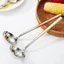 Màu Hồng Vàng Tay Cầm Dài Vỏ Canh Lẩu Rây Làm Dày Thìa Inox 304 Cho Súp Và Cháo