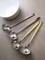 Màu Hồng Vàng Tay Cầm Dài Vỏ Canh Lẩu Rây Làm Dày Thìa Inox 304 Cho Súp Và Cháo