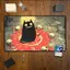 Magic Cat Style design Magic Gaming Mat Để bàn cho MTG / TCG Card Battle Commander Deck Thảm trải bàn chơi game chống trượt 900x400mm