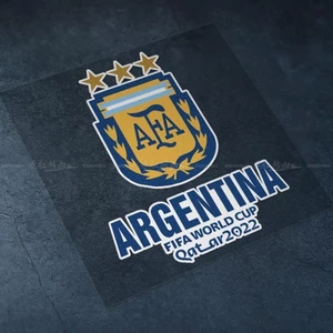 Samsung Argentina Logo Xe Dán Katar World Cup Đội Quốc Gia Miếng Dán Xe Điện Vòng Hoa Chống Thấm Nước