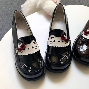 Giày lolita JK mới Giày nữ hình mèo con dễ thương dành cho nữ phong cách đại học đa năng với