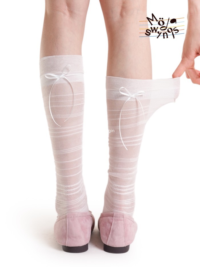 Tất Nữ Siêu Mỏng Thoáng Khí Phong Cách Ballet với Nơ Hồng, Perfect cho Mùa Hè 2026