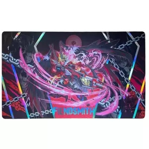 600x350mm Yu-Gi-Oh! Fiendsmith Khắc Diy Laser Flash Craft Playmat Fiendsmith 's Lacrima 1.5mmNoSeamEdge Cao Su Để Bàn Thảm