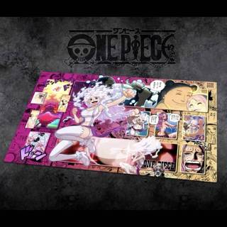 Mới 60x35cm One Piece Adventure on KAMI 's Island Enel Single Player Playmat OP15 2mm Khâu cạnh Cao Su Board Game Card Thảm Đồ Chơi
