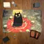 Magic Cat Style design Magic Gaming Mat Để bàn cho MTG / TCG Card Battle Commander Deck Thảm trải bàn chơi game chống trượt 900x400mm