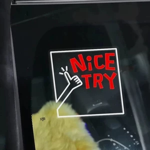 NiCETRY Nhãn Dán Xe Hơi Blog Sáng Tạo Ngộ nghĩnh Cửa Sổ Ô Tô Kính Tĩnh Điện Miếng Dán Trang Trí Xe Máy Điện