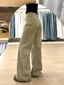Quần jean ống loe siêu nhỏ theo phong cách retro của Mỹ dành cho nữ, quần kaki rộng cạp thấp,