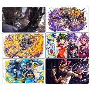 600X350X2Mm Tự làm Yu-Gi-Oh! Ryou Bakura Thẻ Trận Thảm Ygo Yugi Muto Đơn Người Chơi Ban Thẻ Trò Chơi Duel Tấm Trận Thảm