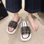 Ngọc Trai Dép Nữ Mùa Hè Áo Khoác Ngoài Cổ Tích Làn Gió Nữ Giày Slip-on Thời Trang Đế Dày Dép Đế Mềm