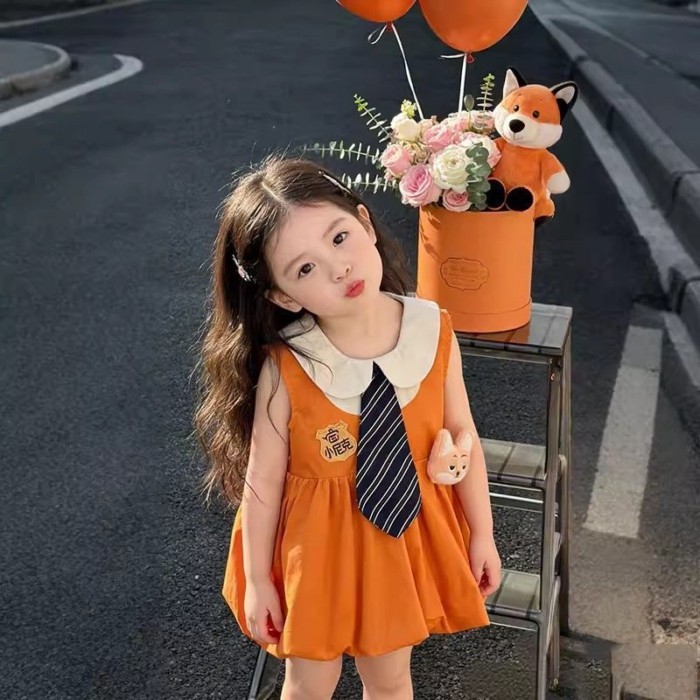 Váy lolita trẻ em phong cách preppy dễ thương