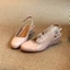 Giày Sandal Bao Đầu Nhẹ Nhàng Nữ Mới Màu Hồng Ngọt Ngào Và Nhẹ Nhàng Mũi Tròn Bằng Sáng Chế D