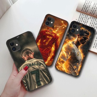 Cristiano Ronaldo CR7 (K3) cho iPhone 5 5s SE 6 6s Plus SE 7 Plus 8 Plus X XS XR Khả năng tương thích TPU Spot Black Plastic Soft Case