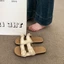 Dép Birkenstock kiểu Pháp dành cho nữ mặc mùa hè kiểu dáng mới, cao cấp và đẹp, có váy, sanda
