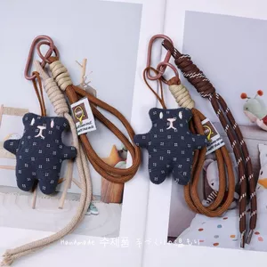 Móc khóa gấu hoa nhí phong cách Hàn Quốc,móc treo túi xách balo xinh xắn, phụ kiện thời trang nữ mới