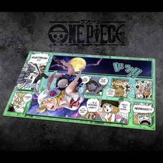 Mới 60x35cm One Piece Adventure on KAMI 's Island Enel Single Player Playmat OP15 2mm Khâu cạnh Cao Su Board Game Card Thảm Đồ Chơi
