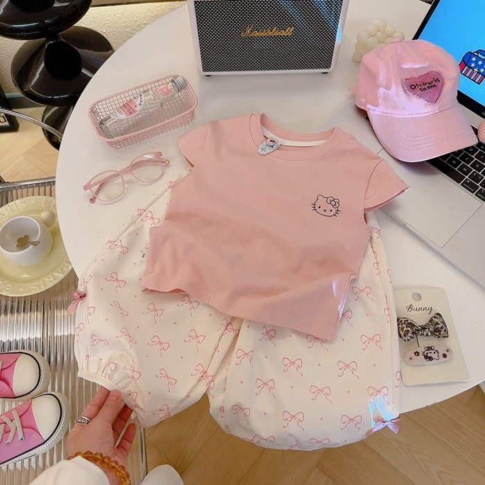 Bộ Vest Hoạt Hình Dễ Thương Mới Cho Bé Gái Áo Vest Rời Top Quần Âu