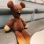 Đồ chơi nhồi bông Mr Bean Teddy có chất liệu tóc ngắn để trang trí phòng chơi và phòng ngủ