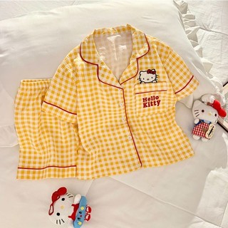 Bộ Đồ Ngủ Bé Gái Cloud Cotton Big Kids Cho Bé Thời Trang Ve Áo Ngắn Tay Dễ Thương Quần Short
