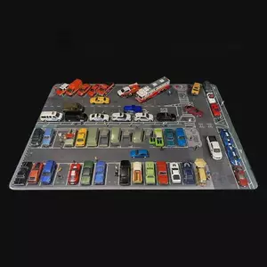 80CM 1 / 64 New York Chống Cháy Nhiều Miếng Lót Chuột Thảm Cho Xe Diecast Mô Hình Xe Cảnh Hiển Thị Đồ Chơi Miếng Lót Chuột Cảnh (Chỉ Mousepad)
