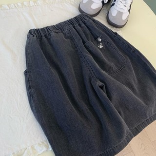 Quần dài denim bé trai mùa hè trẻ em quần mềm mại phong cách Hàn Quốc quần rộng rãi cho bé đẹp trai