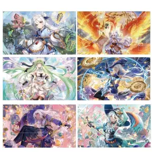 Phim hoạt hình Grand Archive 600x350mm Lưới thẻ Playmat Playmat Trận đấu một người chơi Baidu-Oathsworn-Palace Duel Bàn cao su Thảm