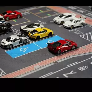 Tỉ Lệ 1: 64 Thảm Cảnh Lớn Đường Cảnh Phụ Kiện Bãi Đậu Xe Thảm Cho Xe Diecast Mô Hình Đồ Chơi Hiển Thị Miếng Lót Chuột Cho Người Hâm Mộ (Chỉ Mousepad)