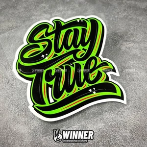 Sáng Tạo Sáng Tạo Graffiti Chữ Giữ Thật Miếng Dán Xe Máy Xe Máy Mũ Bảo Hiểm Xe Máy Trượt Tuyết Bảng Dán
