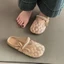Ngọc Trai Thời Trang Mùa Hè Thoáng Khí Flat Chống Trơn Trượt Dép Đi Trong Nhà Văn Phòng Phong