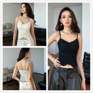 Áo Ngực Trễ Ren Liền Mạch Push-Up Không Dây Phù Hợp Hàng Ngày