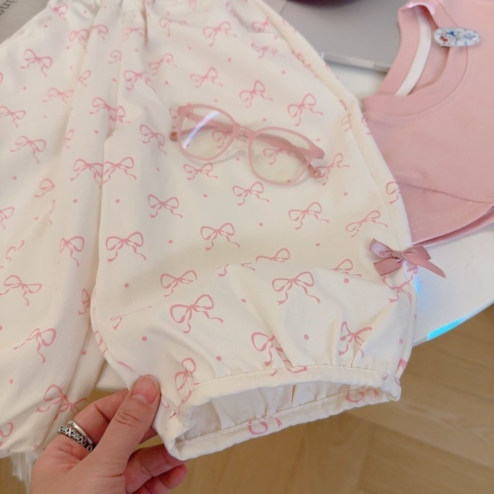 Bộ Vest Hoạt Hình Dễ Thương Mới Cho Bé Gái Áo Vest Rời Top Quần Âu