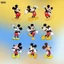 Chuột Mickey Hoạt Hình Anime Dán Tủ Lạnh Trang Trí Dán Chống Thấm Nước Vệ Sinh Phòng Tắm Kính Tự Dính Dán