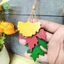 Lớp đầu tiên Da Bò Handmade Lá Phong Túi Mặt Dây Chuyền Da Bạch Quả Lá Xe Móc Khóa Mặt Dây Chuyền Đánh Dấu Trang Tài Khoản Tay Mặt Dây Chuyền