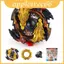 Burst Beyblade B00 Lost Longinus Nsp Gold Dragon Ver Top không có bệ phóng