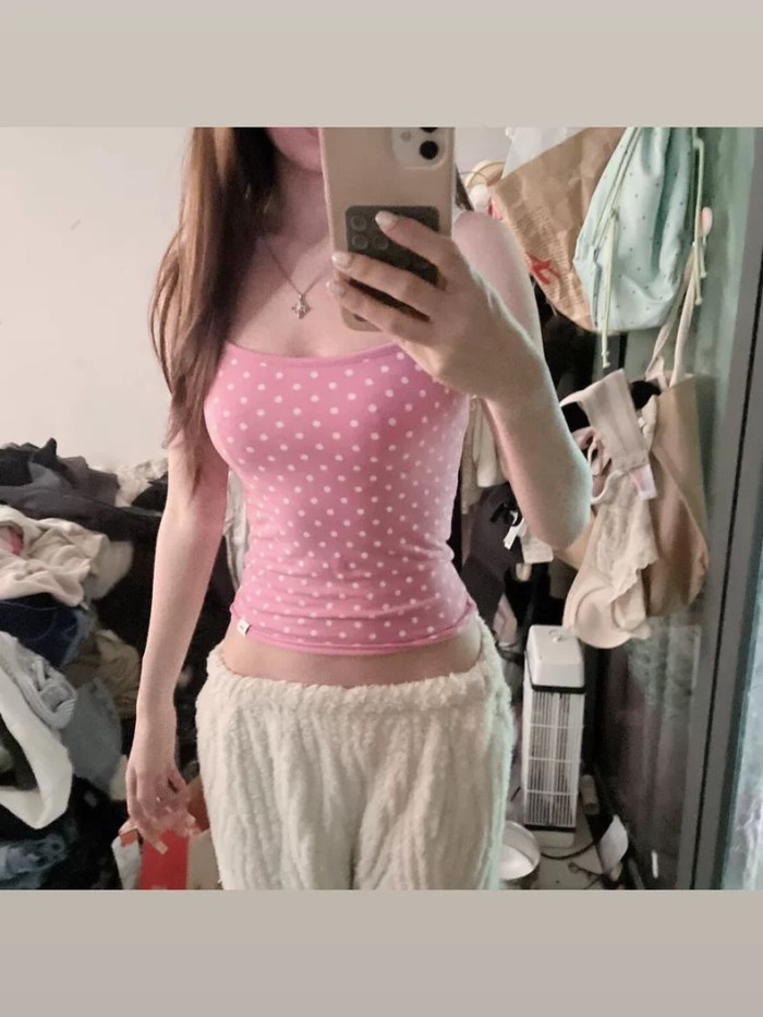 hot girl áo vest không tay màu hồng hợp thời trang dành cho nữ mùa hè kiểu dáng mới thiết kế g
