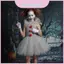 Bộ váy chú hề lưới bắt mắt cho trang phục Halloween cho trẻ em