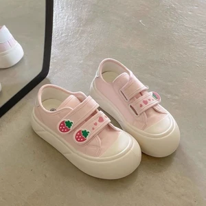 Rejia Giày Vải Velcro Thoáng Khí Nữ Trắng Mỏng Giày Đế Dày Giày Thể Thao Thời Trang Đa Năng