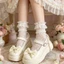 Cô Gái Mary Bow Jane Giày Da Nhỏ Nhật Bản JK Đồng Phục Đại Học Đa Năng Phong Cách Anh Quốc Ch